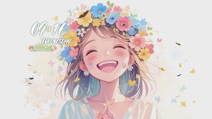 戴花环的女孩