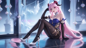 长发可爱女生