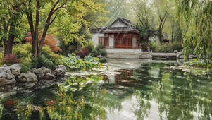 风景壁纸护眼AI