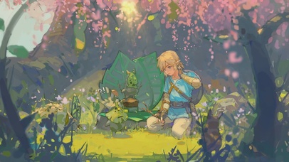 Link with Korok