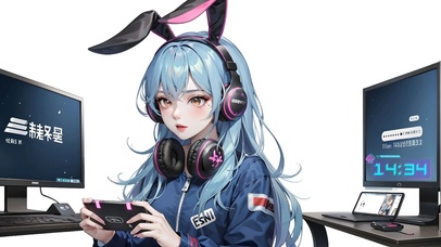 4k赛博朋克少女