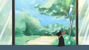 日光浴下的小惬意
