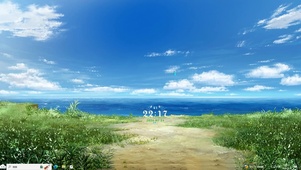 蓝天河流草地【配套主题】