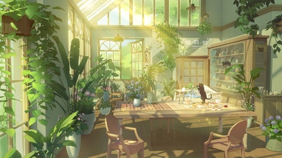 4K治愈花房下午茶