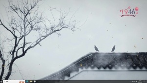 水墨意境插画-桌面主题