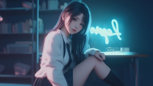 可爱小女孩