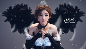 暗黑风性感美女