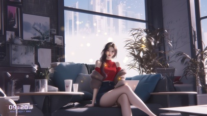 她的声音如清泉流过山谷