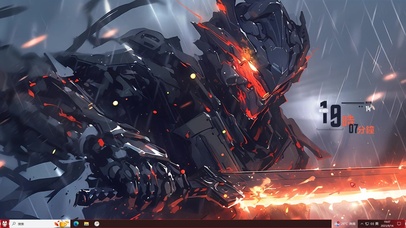 4K 烈焰幻红机甲