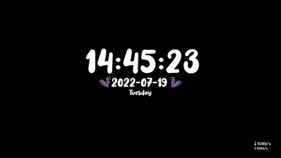 简约时钟壁纸