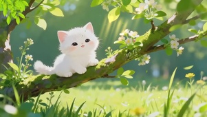 护眼可爱小猫