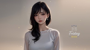 长发温柔少女