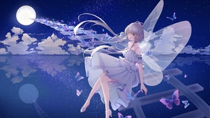 星光下的女孩
