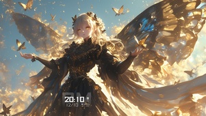 金奢蝶女  动漫高清壁纸