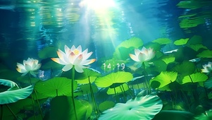 4k 解忧护眼荷塘