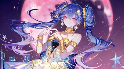 月下比心少女-尤诺