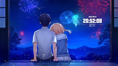 让我靠着你的恋物语