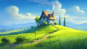 清新 小屋
