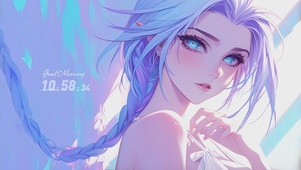 白发动漫少女