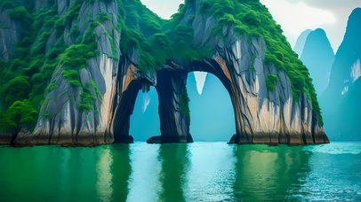 大自然风景护眼山水