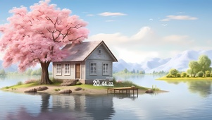 樱花河岸