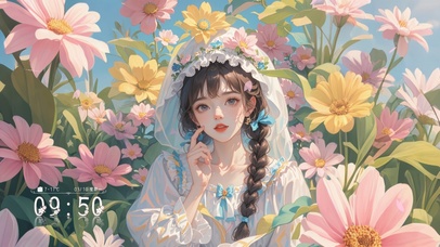 4K头纱动漫女孩