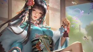 唯美清纯古风美女