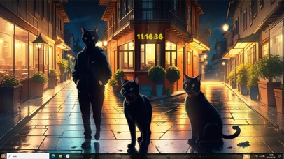 酷猫先生—【主题桌面】