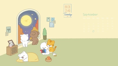 4K简约萌萌护眼壁纸