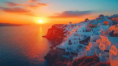 海岛白房子建筑群