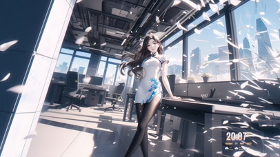 肤色如同凝脂般细腻，吹弹可破