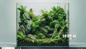 护眼水族箱桌面主题