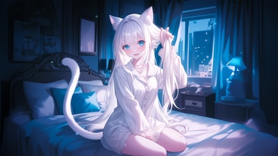 房间猫女
