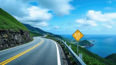 春天山海公路