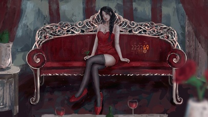 气质细高跟美女