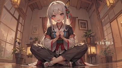 4k温馨可爱少女