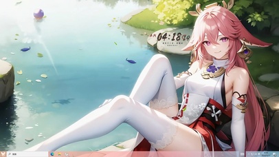 4k纯欲白丝八重神子