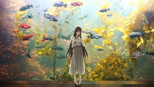 4K水族馆少女