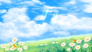 清新治愈雏菊夏日