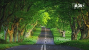 护眼雨滴屏幕