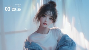 小清新可爱少女