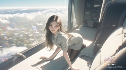 她的唇色如初绽的桃花