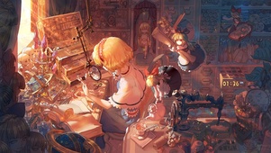 温馨房间少女