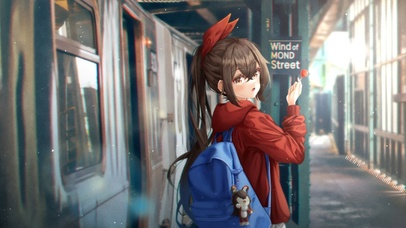 原神安柏放学后