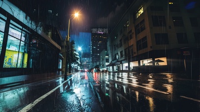 雨夜路
