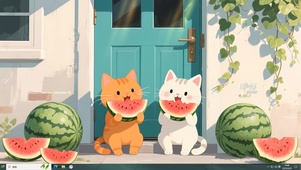 吃瓜小橘猫