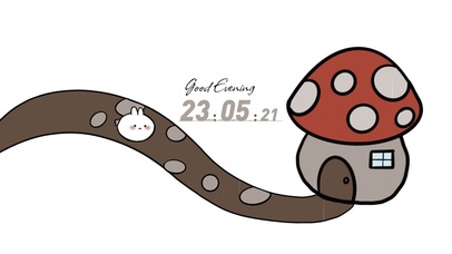 回家萌兔  壁纸