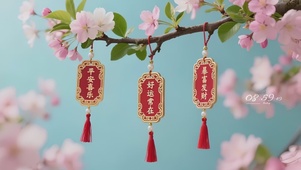 唯美祈愿花枝