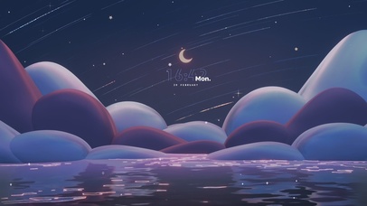 4K唯美治愈可爱卡通星河