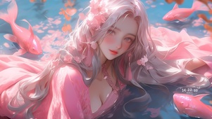 水中美女